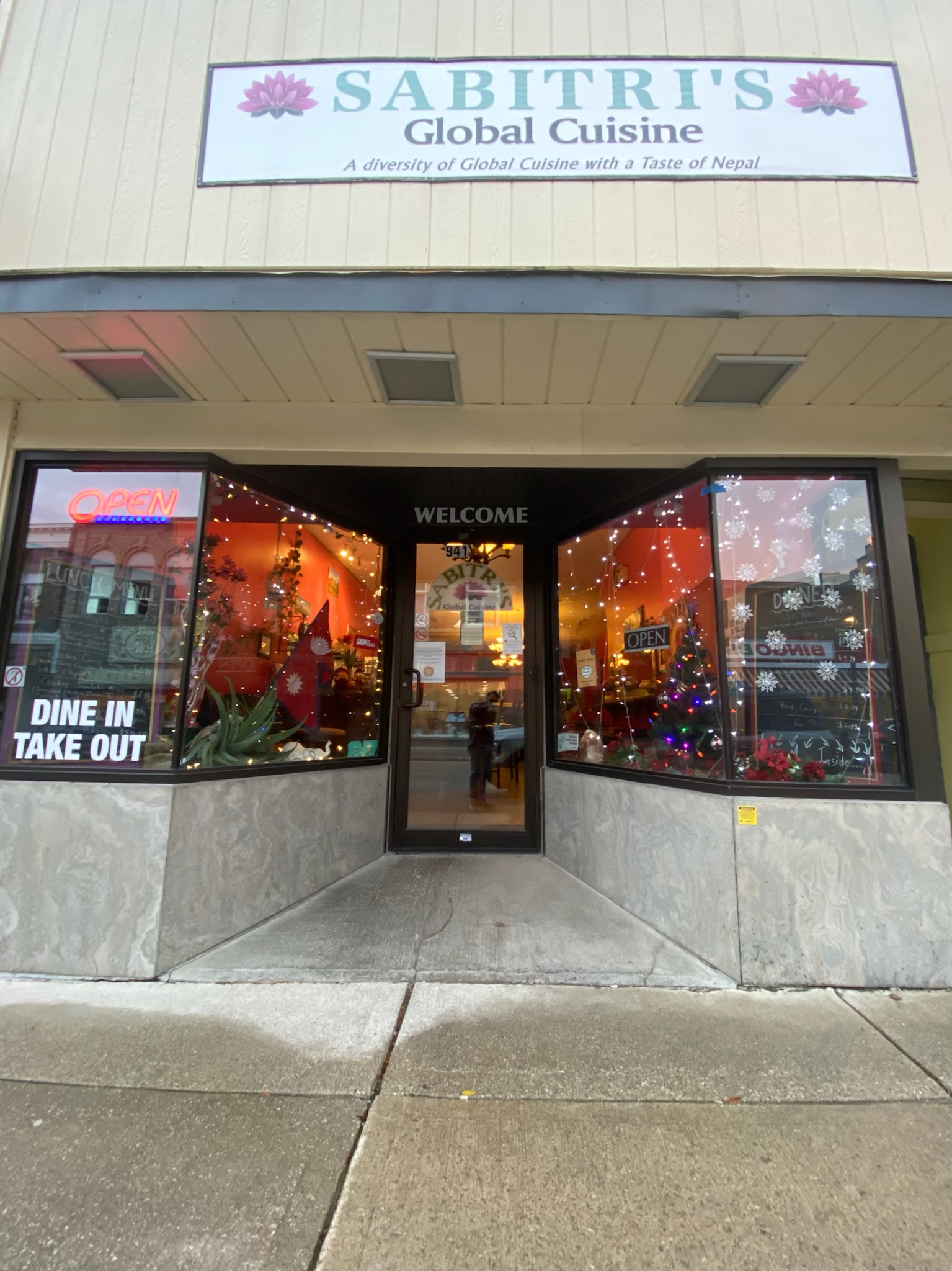 Image of storefront for Sabitri's Global Cuisine