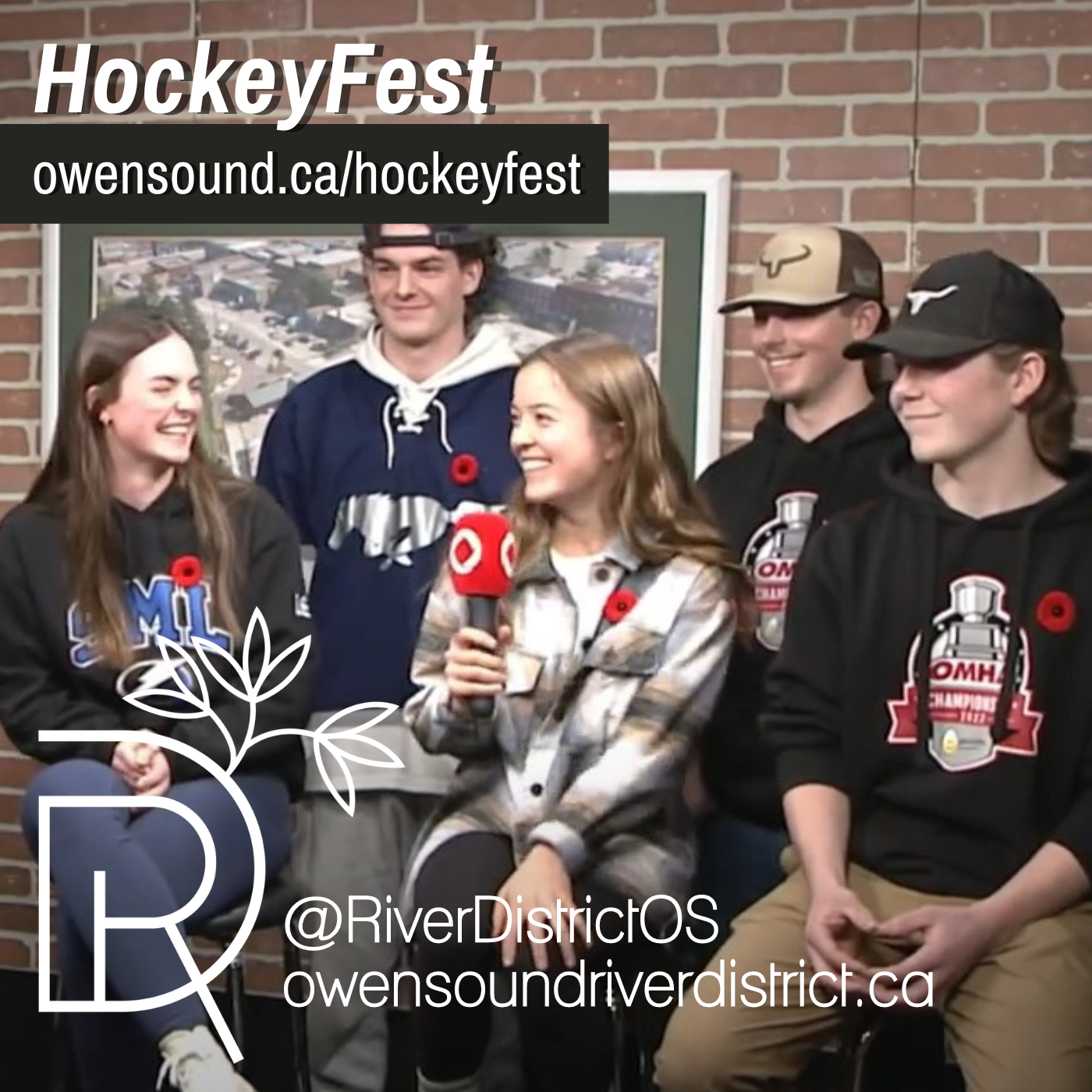 hockeyfest podcast in rogers studio